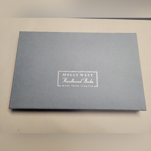 Handbound Molly West Guest Book 7"x11" Wedding Shower book NEW made from… - Picture 4 of 8